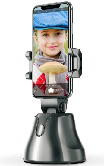 Caméra de suivi automatique des objets du visage, Rotation à 360 °, bâton de Selfie intelligent, support de trépied, prise de vue intelligente, support de téléphone