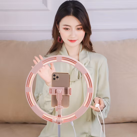 Brightenlux fournisseur en gros 10' beauté LED Selfie Ring Light éclairage de maquillage cercle trépied support LED Ring Light pour vidéo Youtube