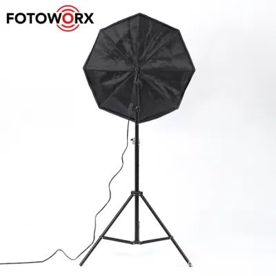 Parapluie portatif à réflecteur octogonal de 33,5 pouces/85 cm pour la photographie en studio Speedlite lampe de poche Softbox