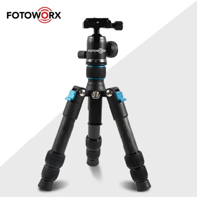 Fotoworx Mini trépied en fibre de carbone pour la photographie d'appareil photo reflex numérique
